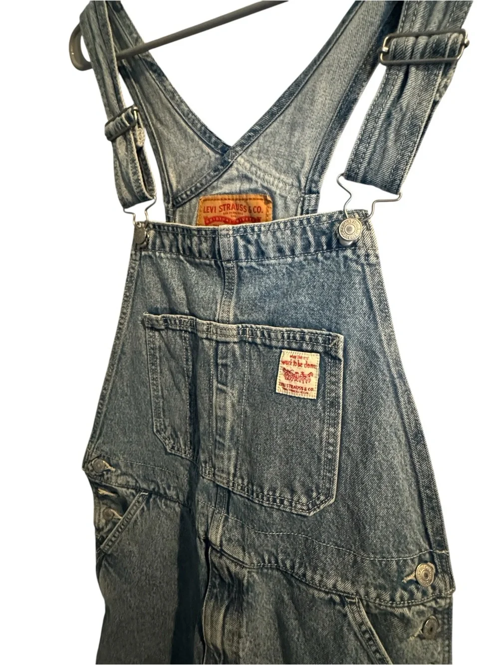 Levi's Denim Utility Overalls size Med